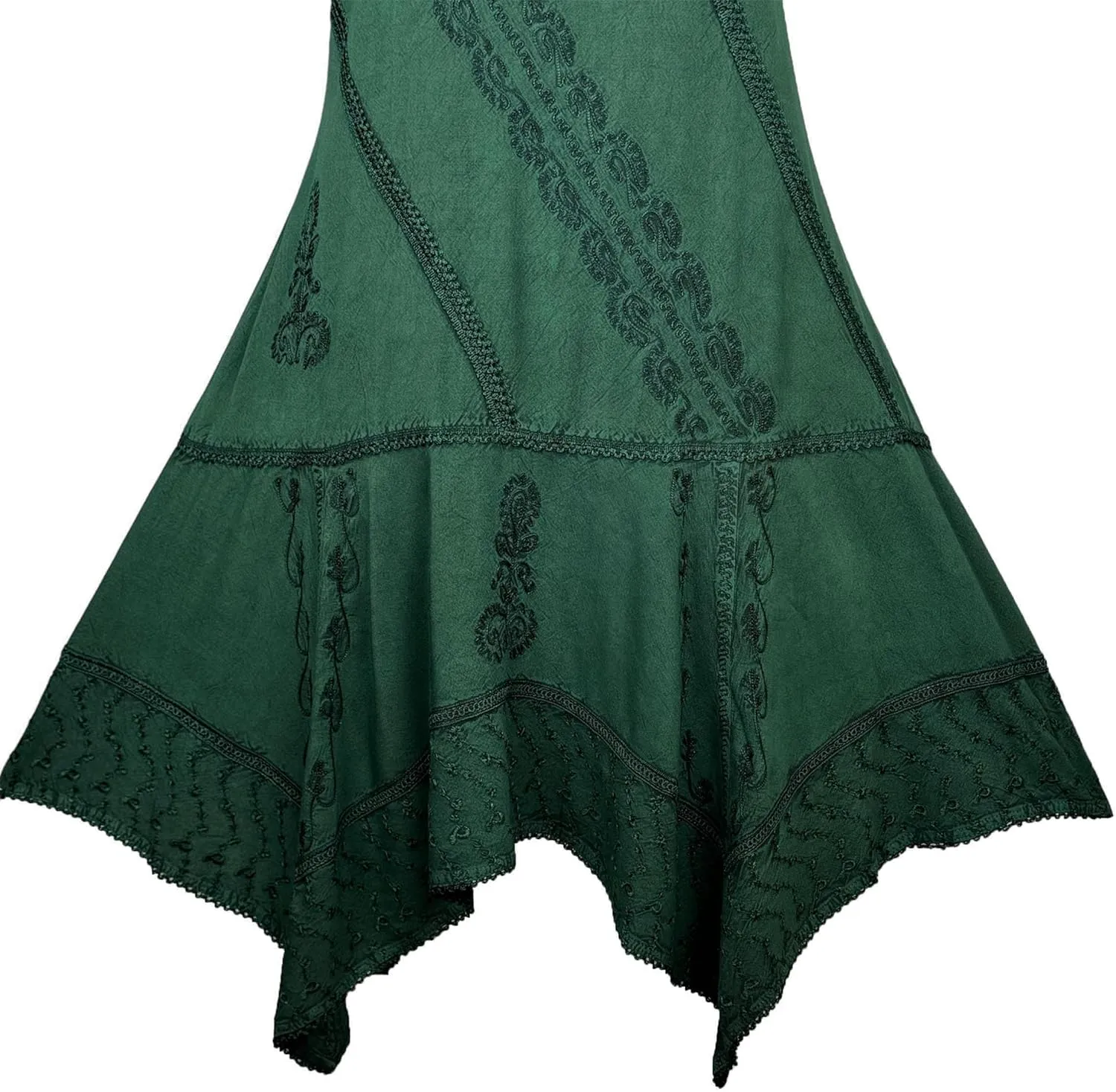 Agan Traders 2025 Spring Asymmetrical Hem Sleeveless Formal Dress - Boho Peasant Embroidered Long Maxi Dresses for Women