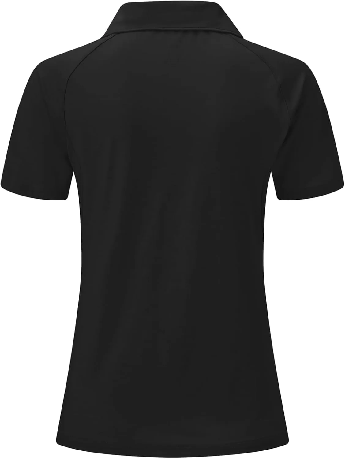 BGOWATU Women's Short Sleeve Golf Polo Shirts 1/4 Zip Tennis Tops Collared T-Shirts UV Protection Quick Dry