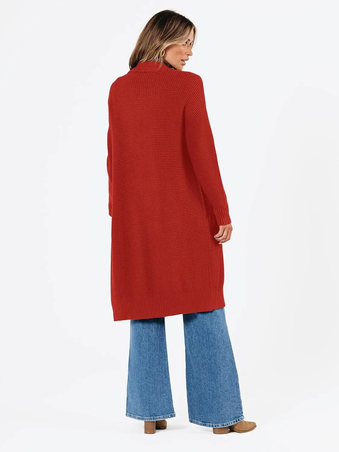 LILLUSORY Long Cardigan Sweaters for Women Fall Trendy Oversized Open Front Winter Coat