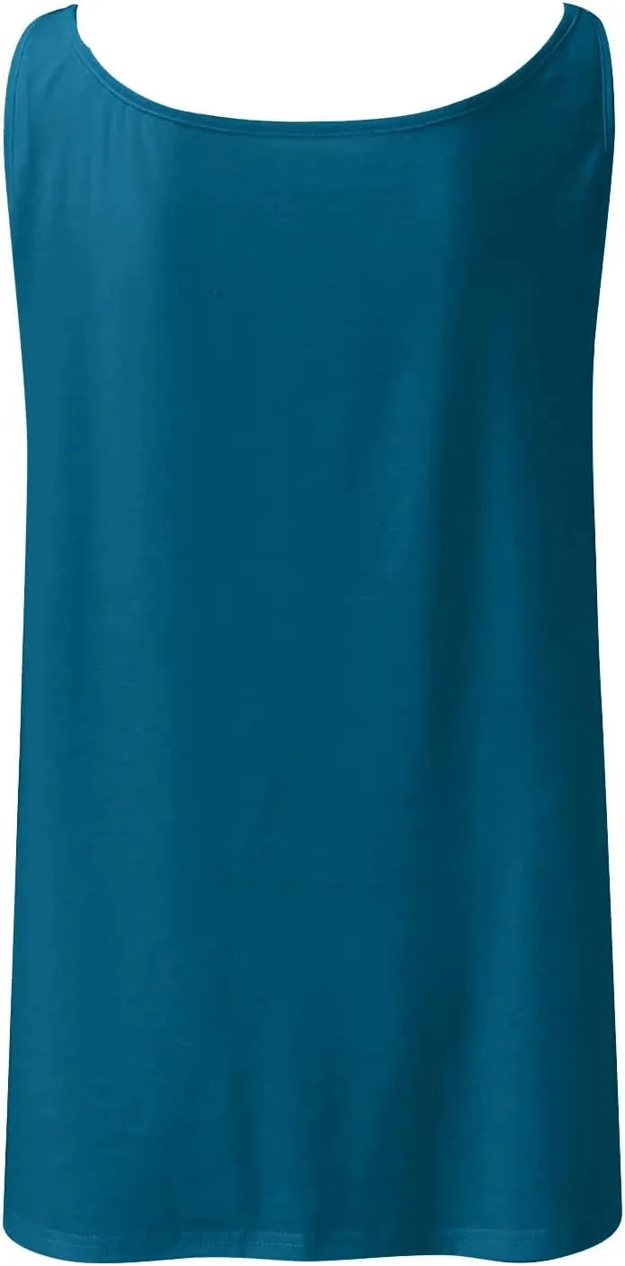 Tank Top for Women Half Zip V Neck Metal Spaghetti Strap Sleeveless Shirts Loose Fit Fashion Camisole Summer Outfits