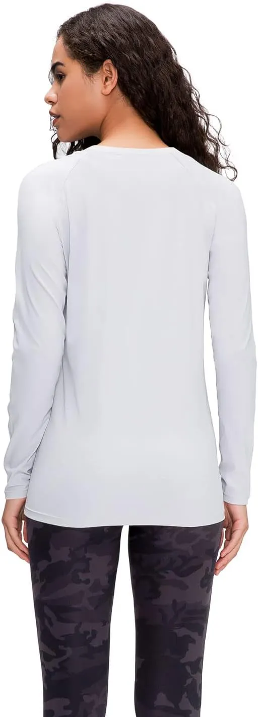 Women's 3 Pack Long Sleeve Workout Running Shirts, UPF 50  Sun Protection Shirts, Athletic Exercise Gym Yoga T-Shirts Tops