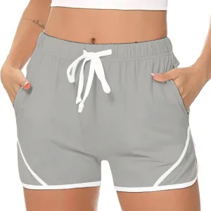 Women's Sweat Shorts Athletic Running Short with Pockets 3.5" Quick Dry High Waisted Workout Active Gym Shorts